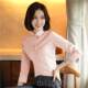 Genuine Youbo white split shirt for women's middle sleeve professional formal wear work clothes waist-closing and slimming out half-sleeved sleeve seven-white worker
