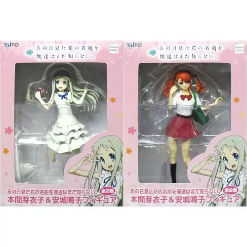 Taito 未聞花名本間芽衣子 安城鳴子全2種模型日版