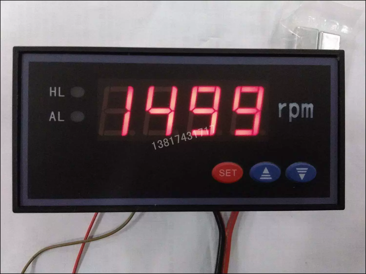 SX48-1500RPM DC10V DC20mA 数字显示转速表电流电压表