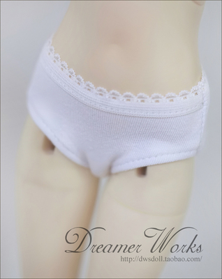 taobao agent BJD baby clothing SD clothes 4 minutes, 3 minutes white pure cute lace defense dyeing panties 1/3 1/4 giant baby