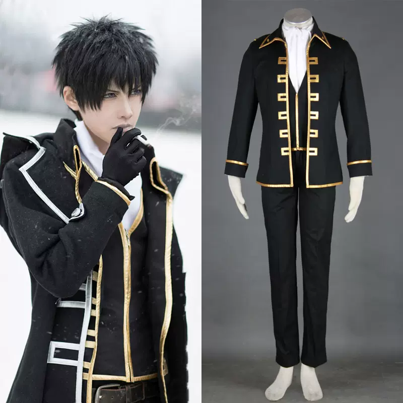 銀魂cosplay服裝真選組隊服土方十四郎沖田總悟制服全套 Taobao