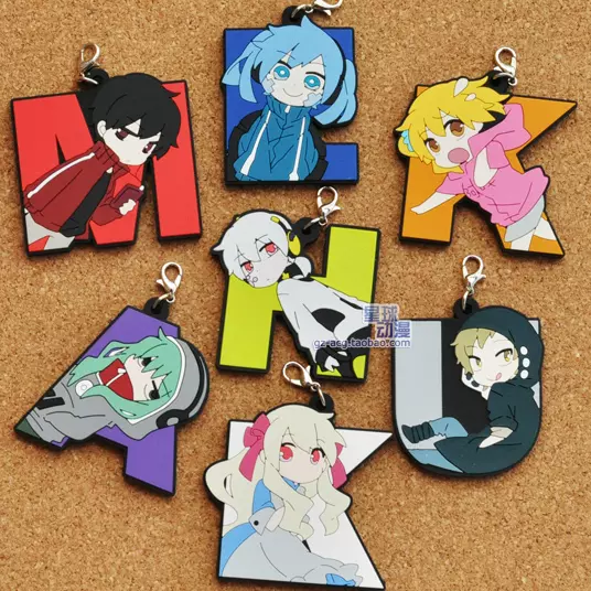 正版阳炎project 周边卫衣鹿野修哉cos 之瀬遥橡胶挂件散货