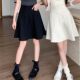 Large size Korean denim mid-skirt A-line skirt fat mm slim and versatile high waist pocket design mid-length skirt