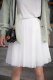 2025 spring, autumn and winter new Korean mesh skirt big robe princess puffy short skirt high waist skirt women summer
