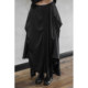 1996 Not Lovable Dark Niche Imitation Tiansi Satin Multi-layered Dangled Button Irregular Skirt 2025
