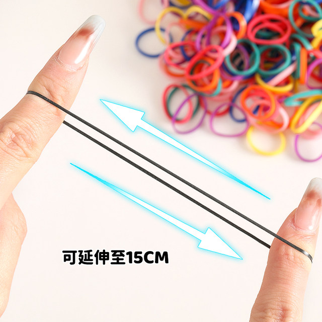 Black disposable small rubber band for girls, hair band, rubber band for hair, hair band for girls, hair band, baby hair band