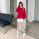 Sleeveless shirt for women's inner wear 2025 autumn and winter mid-length layered plush velvet large size power-on style dressing white vest shirt
