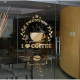 Simple personality European -style cafes Western restaurant shop customized business hours of glass door window decoration stickers
