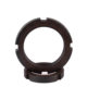 Small round nut national standard original GB810 ordinary A3 steel four-trough round nut Q235 material black lock stop retreat