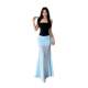 European and American 2024 summer new women's hot girl pure desire, high -waist mesh skirt temperament versatile fishtail long skirt
