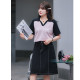 Slim large size fat MM top for women POLO shirt 2025 summer new V-neck loose meat cover short sleeve fat sister T-shirt