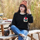 Large -size women's autumn and winter new slots on the casual loose, loose and fat MM long sleeve thin top 200jin [Jin is equal to 0.5 kg]