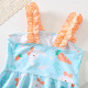 
Girls Bikini Lace Bow Lace Sling Triangle Split Swimsuit Infant Children Swimsuits