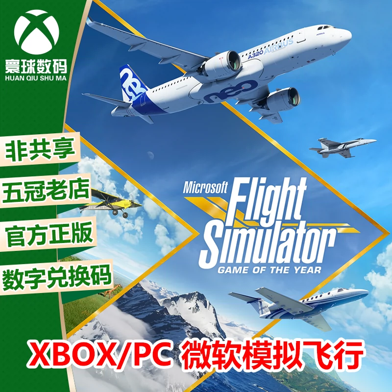 Xbox Win10 11 微软模拟飞行 Pc微软商店官方兑换码下载码