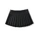 American retro college style low waist gray skirt for women in autumn and winter new versatile button pleated short skirt for women