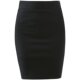 Professional skirt anti-exposure women's summer mid-skirt one-step hip skirt high waist pocket black slim elastic working skirt