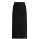 Black hip skirt with half-length skirt with one-step skirt with a slit summer professional commuting OL long skirt with elastic slim size to make you look thin