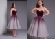 Thai trend brand niche design burgundy gradient A-line high waist large sway puff mesh skirt princess skirt