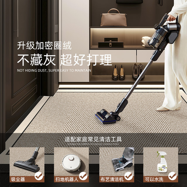 
Entry door floor mat entry carpet advanced door mat household door mat light luxury entrance living room floor mat customizable