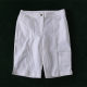 External single knock quality versatile pure white cotton tooling multi-bag five-point pants shorts summer outfit with large size
