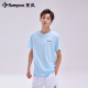 Fuchin style short-sleeved men's cool T-shirt women's top casual clothes breathable sportswear smoked badminton clothes