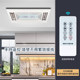 Without light lighting integrated ceiling electric fan kitchen quiet remote control fan embedded high -power cold fan cool bulb
