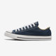 CONVERSE Converse Official All Star Men's and Women's Canvas Low-top Casual Sports Shoes Navy Blue 102329