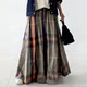 Wear lightweight, sporty and new feeling in all seasons 2025 spring and summer new Japanese expensive brand long printed skirt