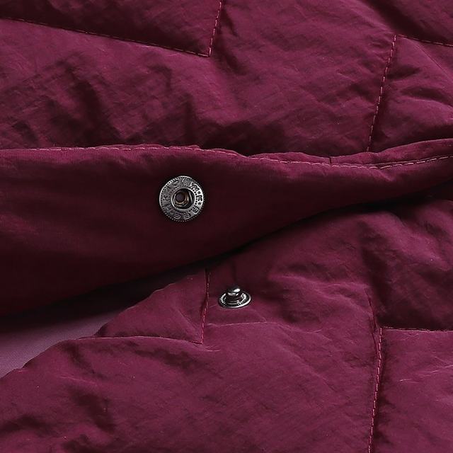 Autumn and winter new products, middle-aged women's long down cotton vest, foreign style mother's thickened outer suit collar, waistcoat and waistcoat