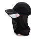 Baseball cap summer outdoor sun protection fishing visor duck cap men's quick-drying face mask fishing hat sun hat