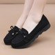 Summer old Beijing cloth shoes beans shoes for women soft sole non-slip breathable one-foot casual and versatile Korean version of mother single shoes