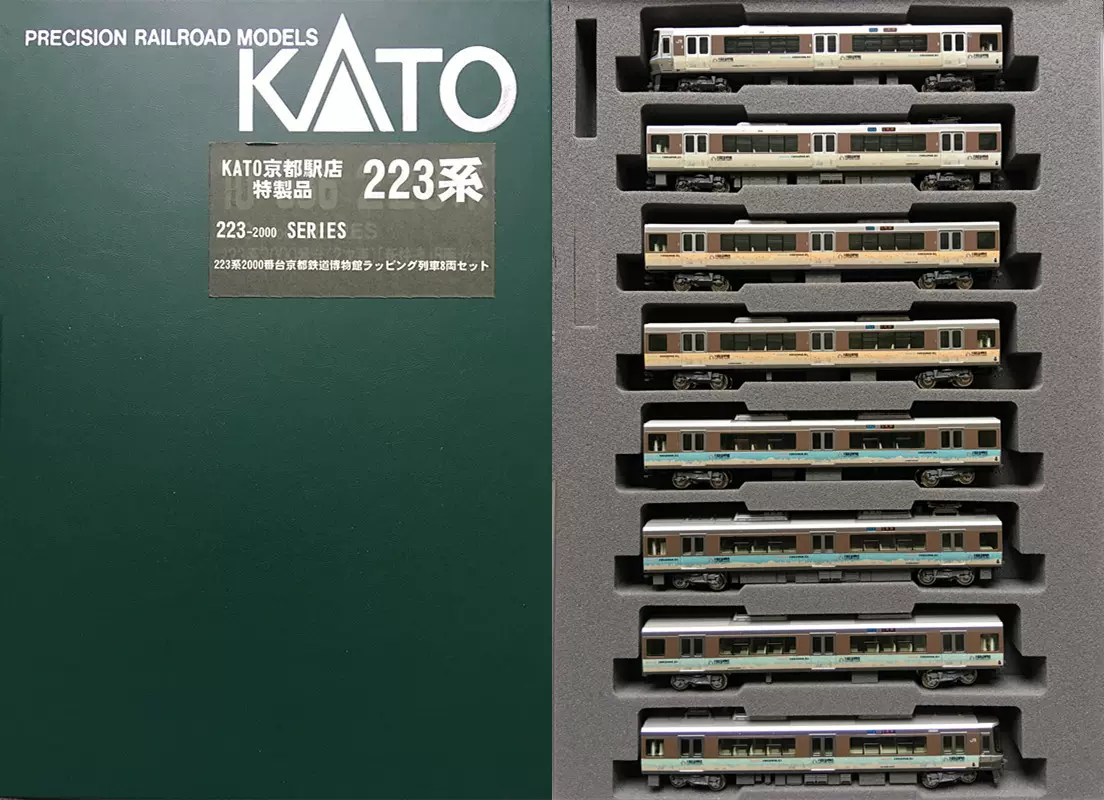 Kato N比例京都店特制品223系00番台京都铁道博物馆8节