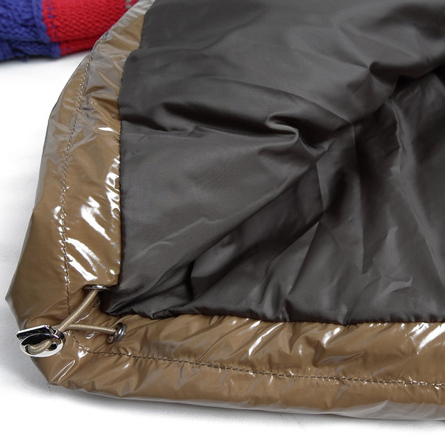 Fat Mrs. Plus Size Women's Winter New Knitted Sleeve Spliced ​​Down Jacket Short Hooded Warmth 921407110