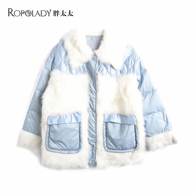 Fat Mrs. Winter New Products Light Fit Plel Short Witter Landscape Powder Plel of Plel 620407610
