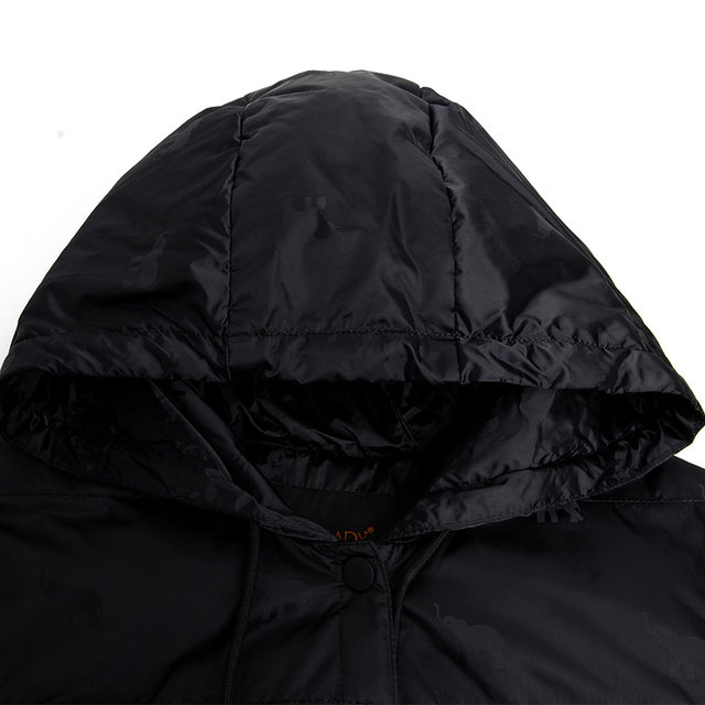 Fat Mrs. Plus Size Women's Winter Clothing New Fashion Hooded Korean Style Loose Mid-Length Down Jacket Trendy 521403210