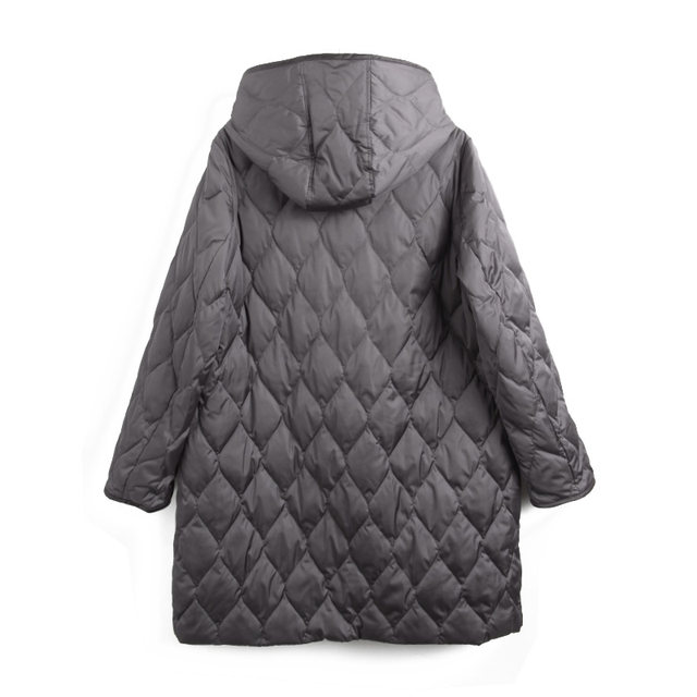 Fat Mrs. Plus Size Women's New Winter Clothing Nag Mid-Length Loose Hooded Fashion Down Jacket 821400510