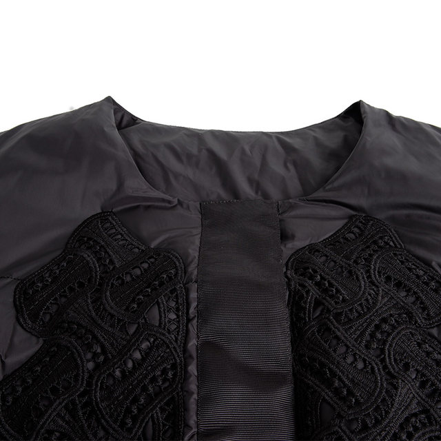 Fat Mrs. Plus Size Women's Winter Clothing New Fashion Lace Lightweight Mid-Length Down Jacket Warm 520406010