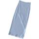 Feminine retro comfortable modal stretch slim women's over-knee hip skirt midi skirt
