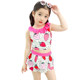 Girls' swimsuit cute split cartoon strawberry princess skirt babies Zhongda swimsuit bikini swimsuit

