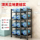 Microwave oven storage rack floor-standing multi-layer seasoning rack pot rack storage rack oven kitchen cabinet dish storage rack
