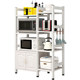 Microwave oven storage rack floor-standing multi-layer seasoning rack pot rack storage rack oven kitchen cabinet dish storage rack
