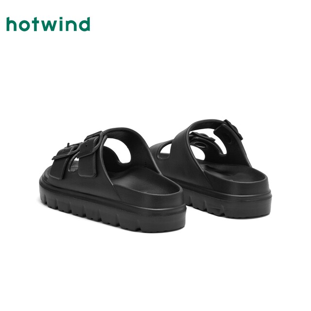 Hot air thick-soled slippers for women 2025 summer new casual beach sandals versatile outside sandals semi-trails for women