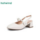 Hot air thick heel fashion sandals 2025 autumn new gentle silver high heels temperament evening shoes single shoes