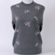 Middle-aged and elderly women's sweater thickened half-high neck pullover sweater grandma sweater knit top