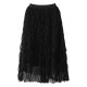 Small Ear produces a sweet mesh skirt with big hem skirt for women