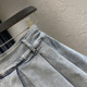 2025 summer new hot girl high waist pleated skirt ultra short denim skirt anti-exposure A-line versatile elastic short skirt trendy