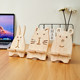 Mobile phone stand wooden cartoon mobile phone stand iped tablet lazy mobile phone stand cute simple desktop charging stand