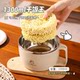 Instant noodle bowl for dormitory students with lid and drainable Japanese instant noodle artifact stainless steel canteen instant noodle rice bowl