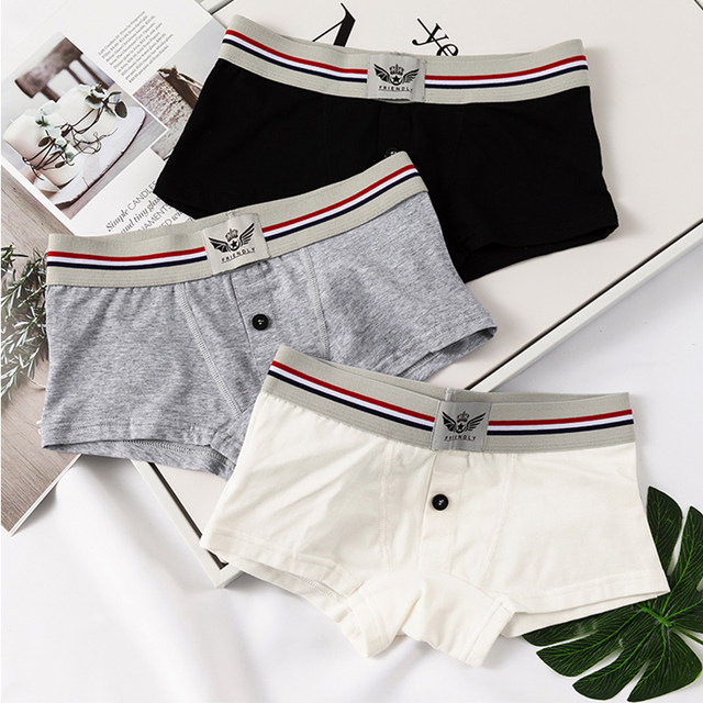 Three pairs of pure cotton buttons, breathable, large size, wide-brim ...