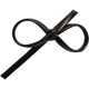 Black leather bow duckbone clip 2025 new hair clip side clip hair clip front hair clip broken hair clip clip